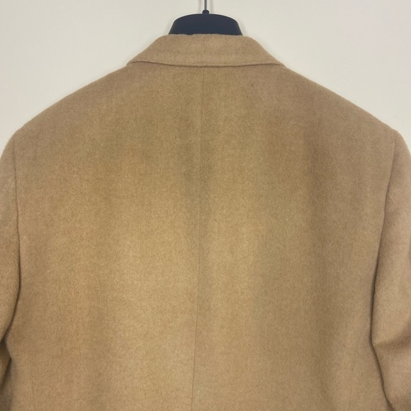 "VINTAGE BILL BLASS 100% Camel Hair Men's Tan Blazer - Circa 1990's - Picture 9 of 11